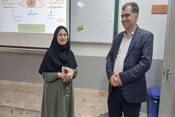 تقدیر از اساتید دانشکده بهداشت 