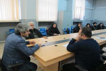 تشکیل جلسه شورای  امتحانات دانشکده بهداشت